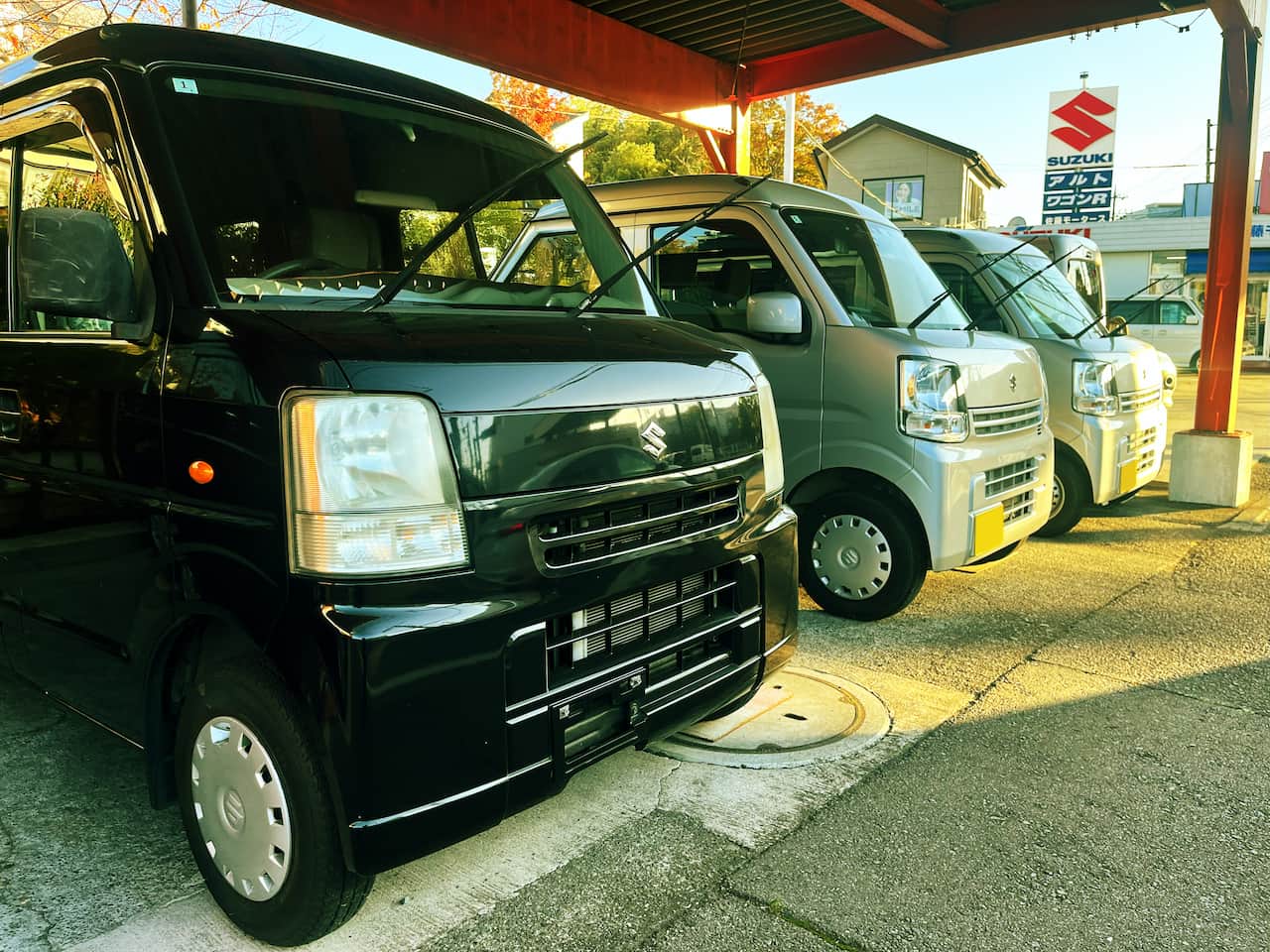 中古車の店頭在庫